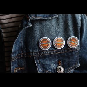 Stained Glass City Pin